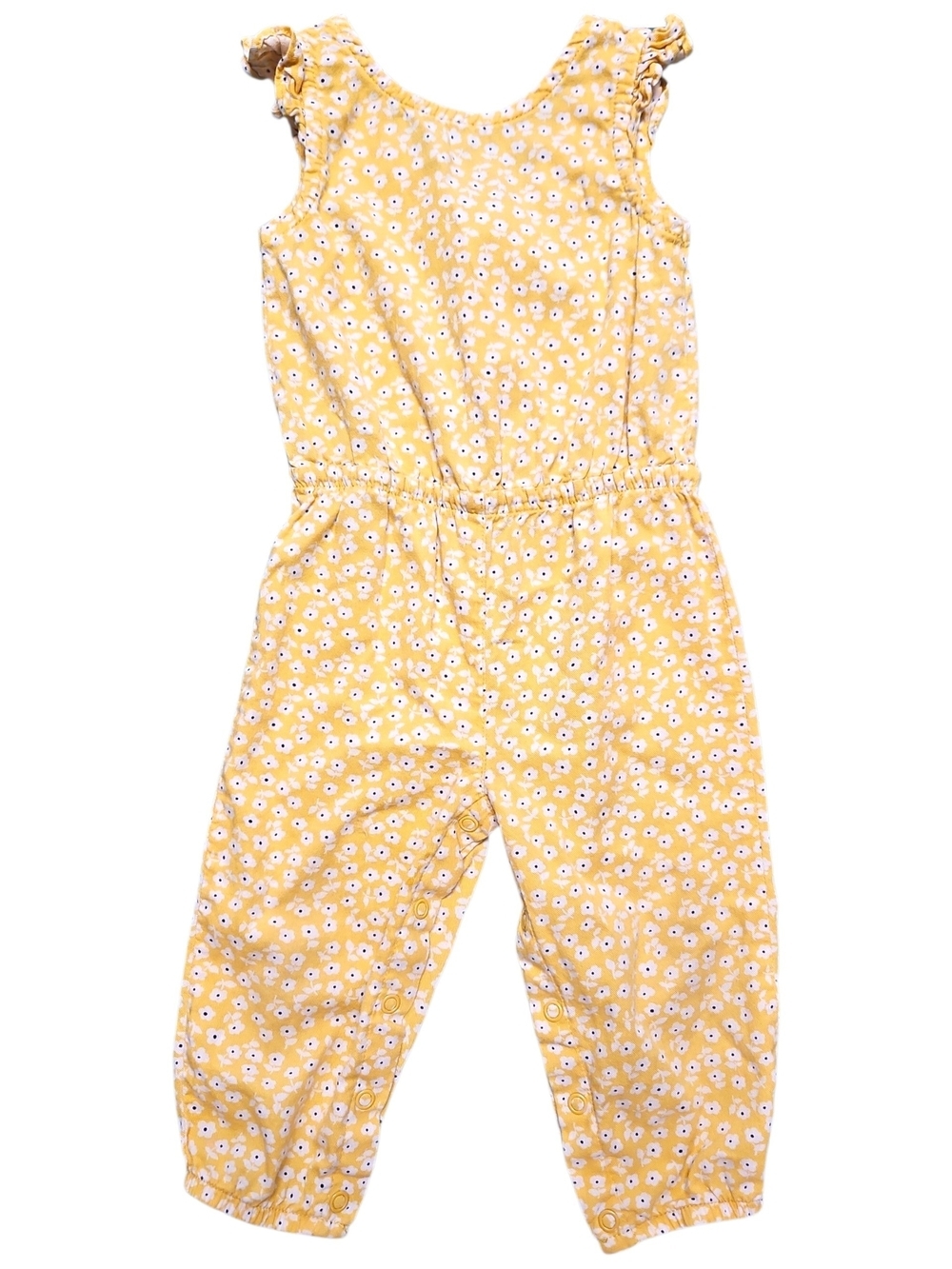 Carter's Toddler Yellow Floral Girls' Jumpsuit Size 12 Months